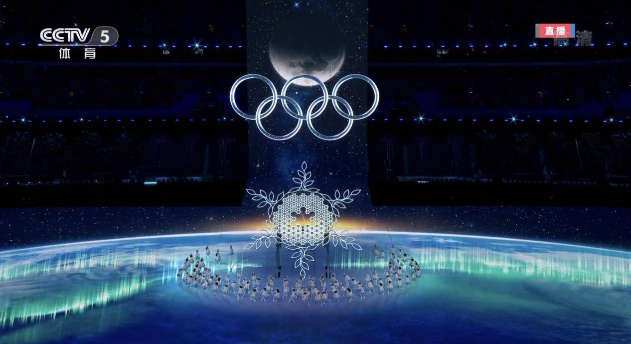 Un copo de nieve inicia la gala de inauguración de los Juegos Olímpicos de Invierno de Beijing 2022 